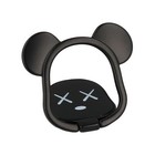 Handy Ring 360° drehbar Fingerhalter Halterung Ständer Teddybär Bear Schwarz