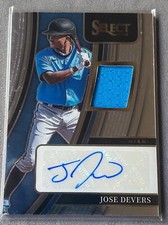 2022 Panini Select Signature Materials /299 Jose Devers #SM-JD Auto
