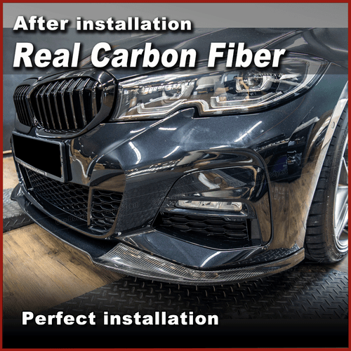 Carbon Frontlippe Frontspoiler Spoilerlippe Passt für BMW 3ER G20 M Sport M340i - Bild 5 von 13