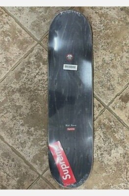 DS new Black Kaws Chalk Logo Supreme skateboard Deck Bogo