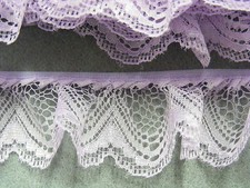 Gathered Lace Lilac 13 metres  251/1