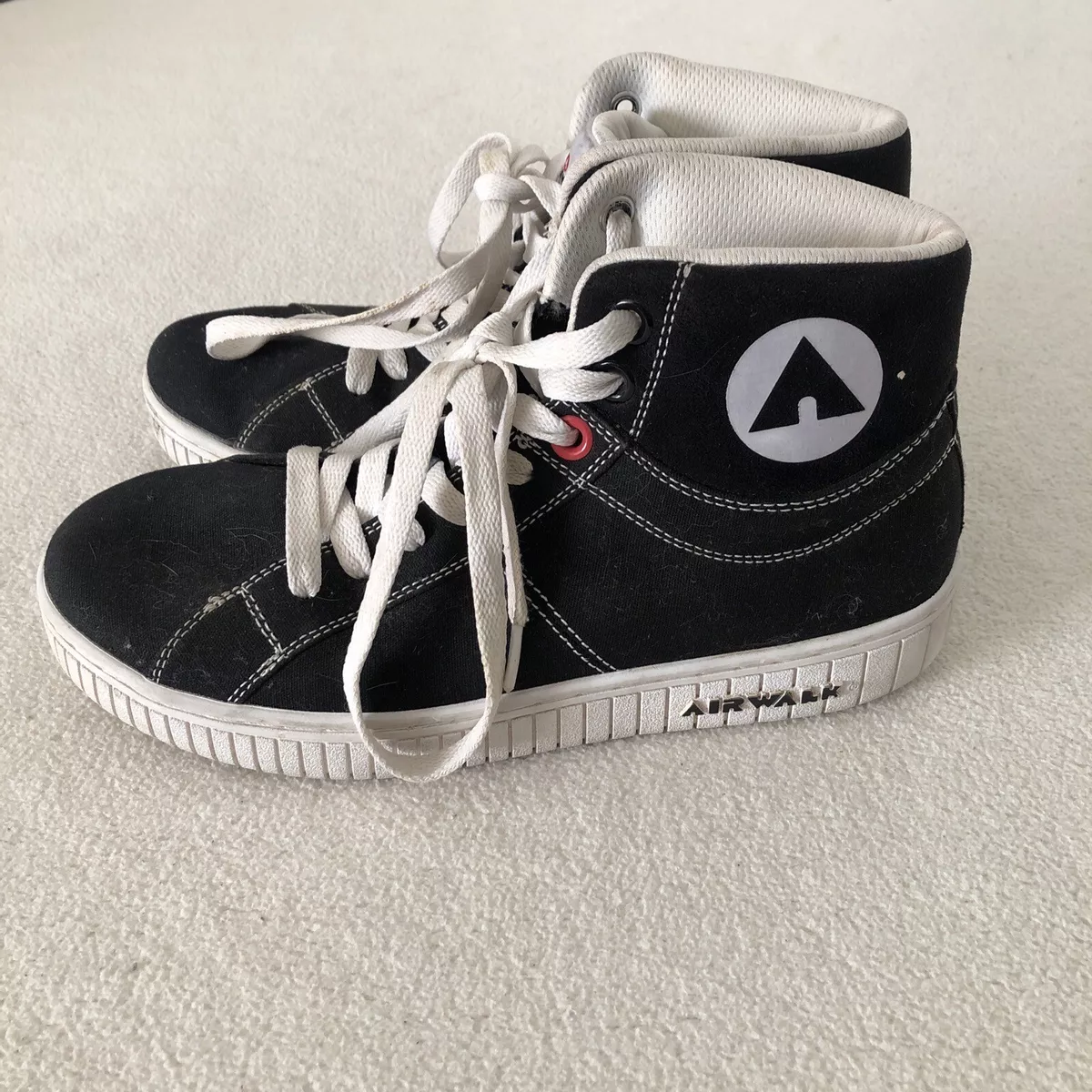 Airwalk Men s Ollie Black Mid Top Skateboard Shoes Sz. 7 MASIKE 3 J