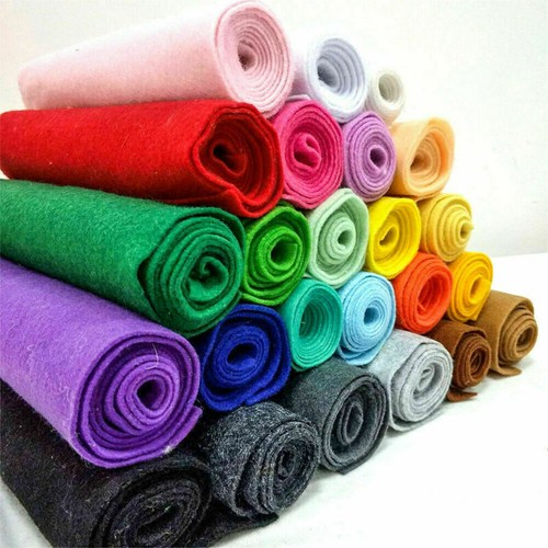 Non Woven Soft Felt Fabric Metre 1.4mm Thick DIY Craft Material Color 20/90*90cm - Picture 7 of 30