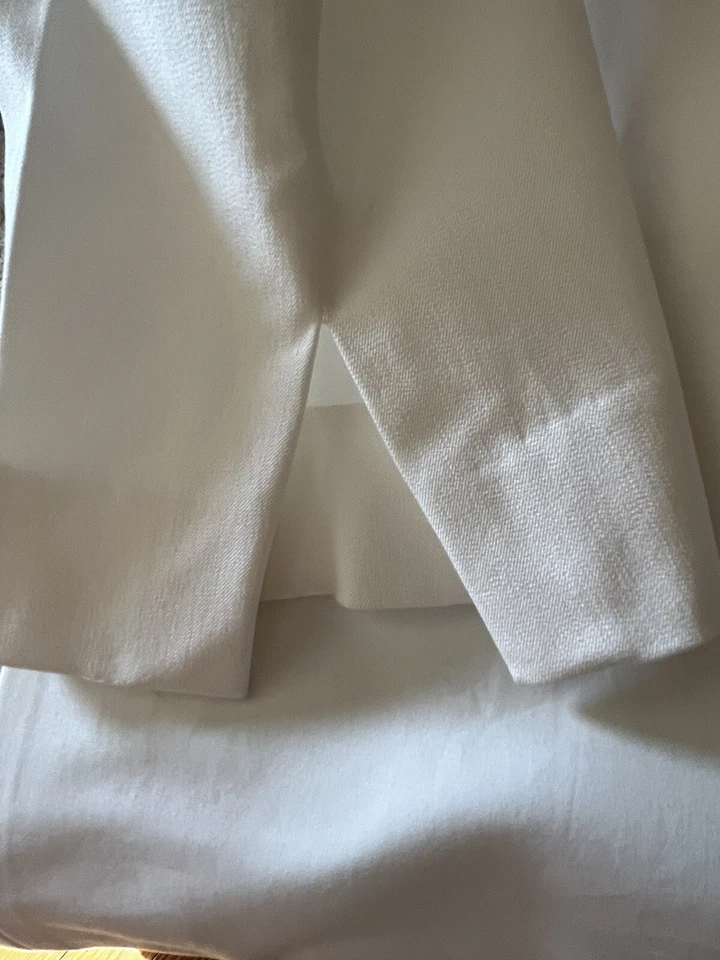 Pantalones blancos Donna Degnan para mujer talla 0 Foto 2 de 4