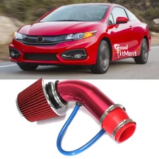 3" Cold Air Intake Filter Kit Pipe Power Flow Hose System For Honda Civic Accord