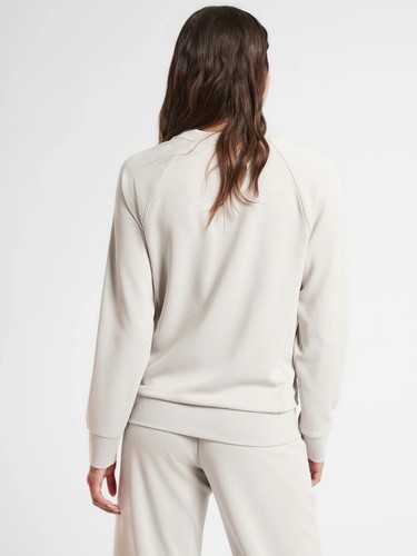 $99 NEW ATHLETA Seasoft Crewneck Sweatshirt Top SOFT Seasonless Go-To Layer Sz S - Picture 11 of 16