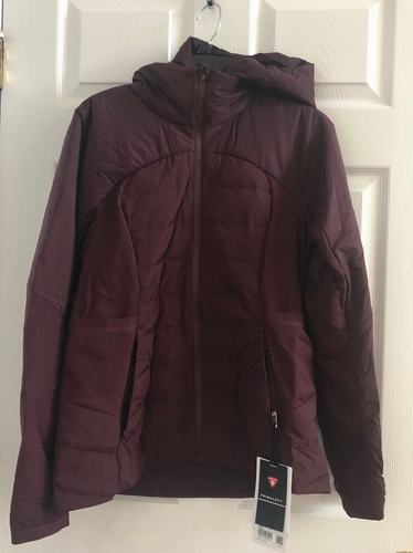 NWT Lululemon Down For It All Jacket Water resistant Cassis Size 12-LW4BY7S CSSI - Picture 10 of 13