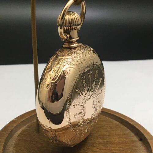 14K SOLID GOLD AMERICAN WALTHAM MOD. 1883 GRADE 35 POCKET WATCH. 18s 15j..SUPERB - Picture 4 of 18