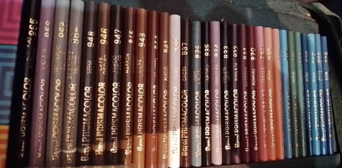 Vintage Berol PRISMACOLOR Kolorowe kredki 30 przyborów kolorów Made in Venezuela - Zdjęcie 1 z 4