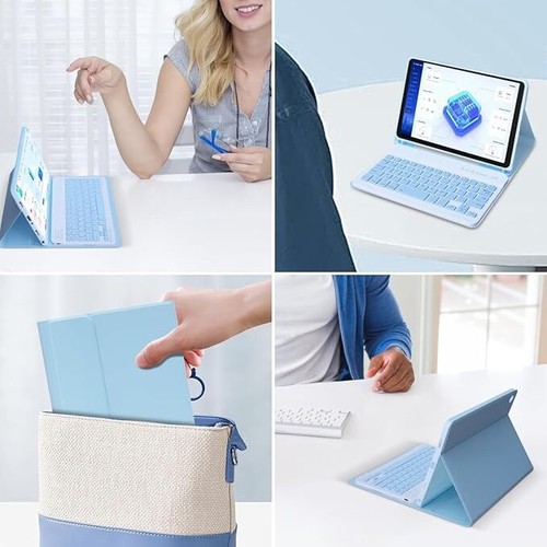 RRP £29! Keyboard Case for iPad Pro 11 inch (2024), iPad Slim Stand Case with UK - Picture 2 of 7