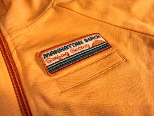 Manhattan Beach Surfing Society Large Full Zip Up Sweatshirt - Picture 2 of 8