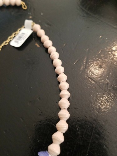 Thirty One Bits Shorebreak Beaded Necklace Handmade African New With Tags. Cute - Picture 7 of 8