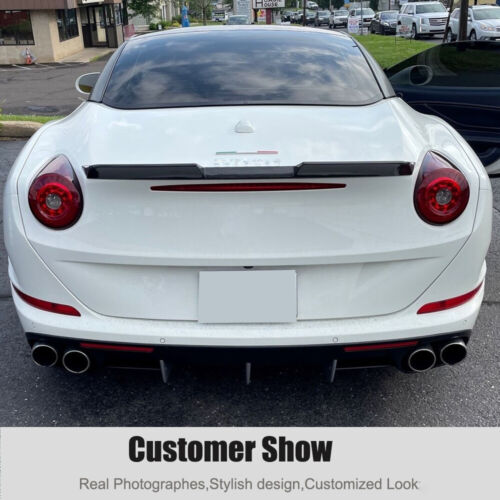 Real Carbon Fiber Rear Trunk Spoiler Boot Wing For Ferrari California T 2015-18 - Picture 2 of 12