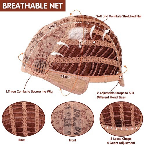 Auburn Bob Style Wig with Bangs and Part Straight Heat Resistant Synthetic Hair - Picture 6 of 6