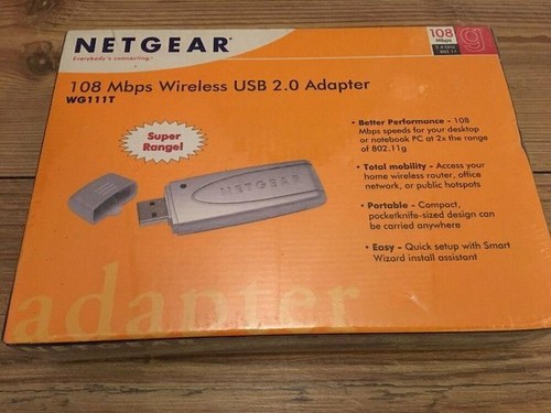 Netgear WG111T 108 Mbps 802.11G adattatore Internet wireless USB 2.0 PC - Foto 2 di 2