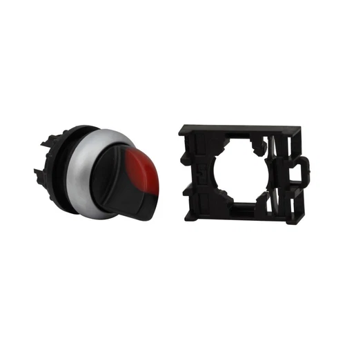 NEW EATON M22-WRLK3-R ILLUMINATED SELECTOR SWITCH RED 3 Position Maintained 22.5