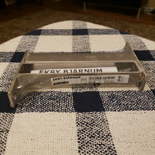 Ikea Ekby Bjarnum 22749 Shelf End Brackets Stainless Steel 7 1/2" 19 cm New NOS - Picture 7 of 7