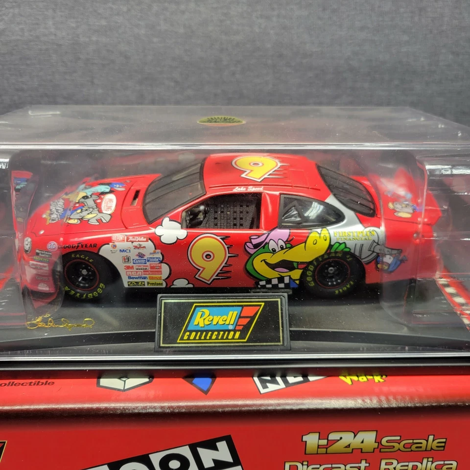 Juego de banco fundido a presión Lake Speed 1998 Ford Taurus Cartoon Network con caja y certificado de autenticidad Revell Foto 2 de 4