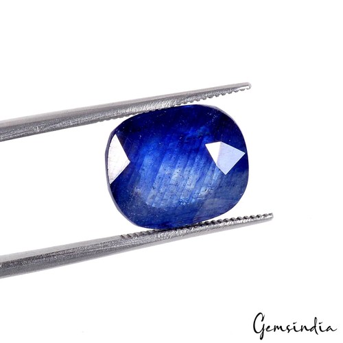 Gema de corte cojín de zafiro de Ceilán azul natural de 11,30 quilates con certificación IGL&I para anillo - Imagen 3 de 13