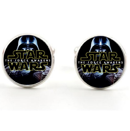 Darth Vader Star Trek Dr Who Tardis Bond OO7 Dress Shirt Cufflinks Free Gift Bag - Picture 2 of 26