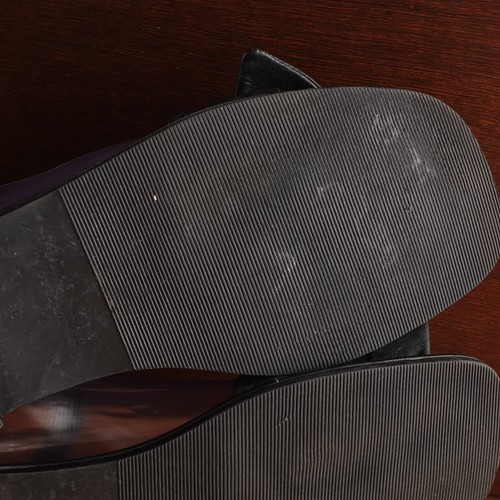 Ted Baker Sandals Womens SZ EU 40 US 9.5 BLK Halah Leather Flat Ankle Strap Shoe - Picture 10 of 15