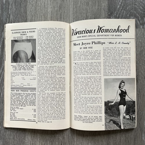 Peary Rader IRON MAN Magazine LLOYD LERILLE + MR AMERICA AUG 1960 VOL 20 NO 1 - Picture 21 of 24