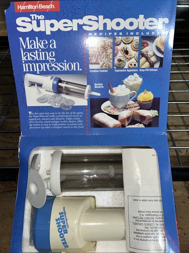Hamilton Beach Super Shooter 80000 Cordless Cookie Press Decorator In Box - Picture 2 of 3