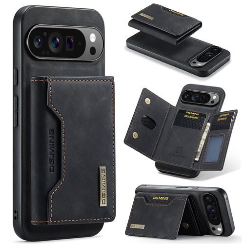 Für Google Pixel 10 9 Pro XL 8 Pro 9A 8A 7A Hülle Wallet Leder Abnehmbar Case - Bild 17 von 22