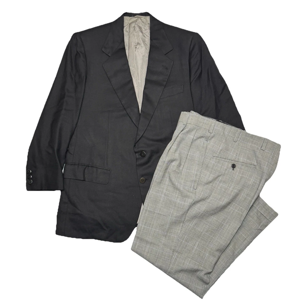 Blazer Brioni Cachemira/Seda, Ropa Oxxford Pantalones a Cuadros Glen Maus & Hoffman De Colección Foto 2 de 4