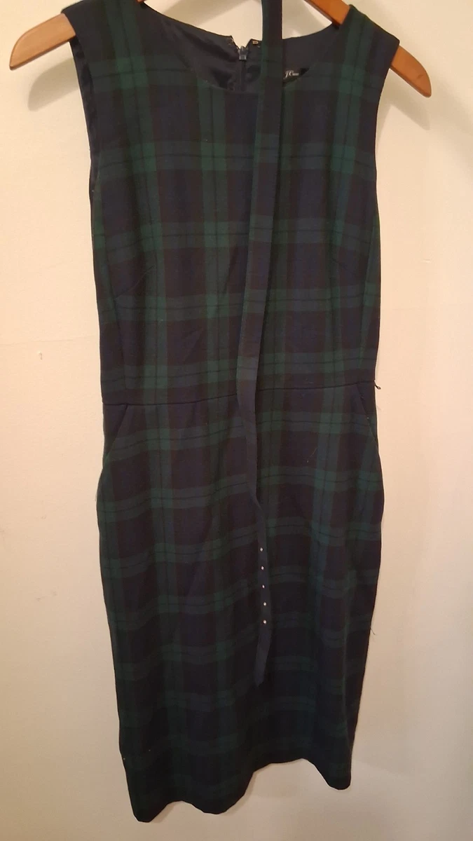 j crew green plaid dress J.CREW Dresses for sale Formal dress