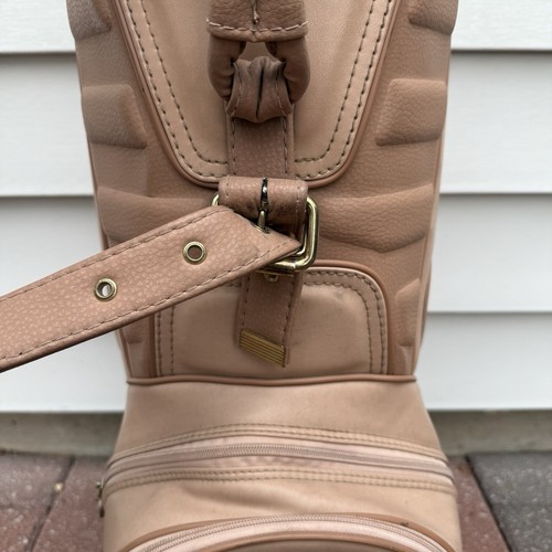 Goldwin AVDP System Staff Cart Golf Bag Rose Gold 6 Way Dividers With Raincover - Picture 7 of 17