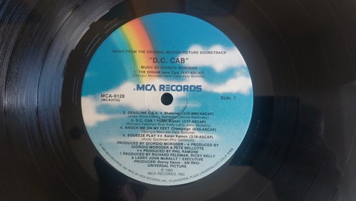 D.C. CAB Soundtrack MCA-6218 US Press 1983 Compilation VG+ - Picture 5 of 6