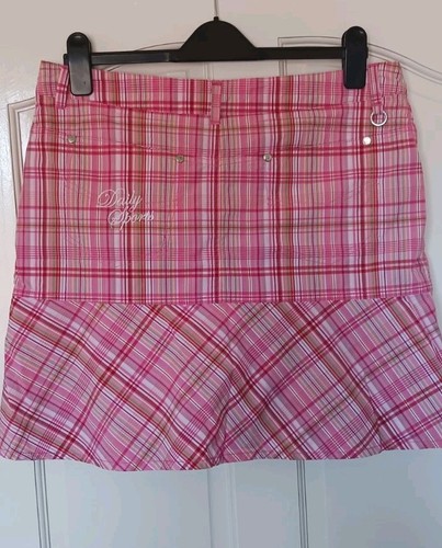 Ladies Daily Pink Golf Skort Size 16