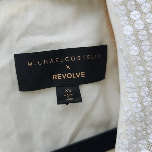 Mini Vestido Michael Costello x REVOLVE Blanco Moseley - Imagen 11 de 12