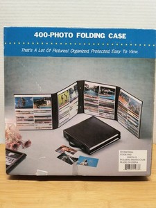Photo Case 400 Photo Folding Case Holds 400 With Handle In Box Never Used
