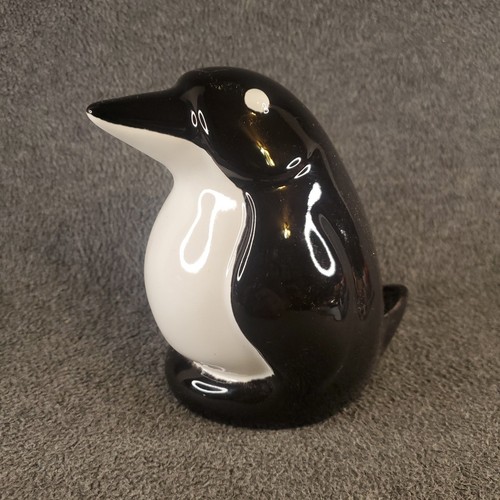 Pinguino classico bianco e nero ceramica Bellini Made in Italy vintage  - Foto 3 di 14