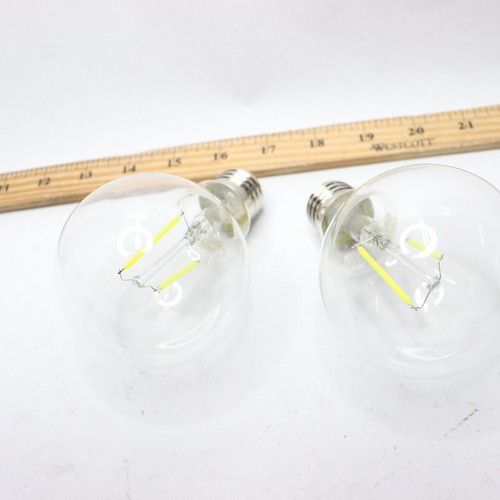 (2-Pk) Philips Dimmable Globe LED Light Bulb Clear Daylight E26 5000K 3.5W 120V - Picture 4 of 4