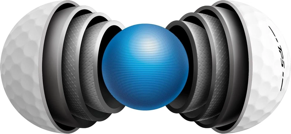 Bolas de golfe Taylormade TP5, quase em perfeito estado, 72 unidades, **FRETE GRÁTIS** - Imagem 3 de 4