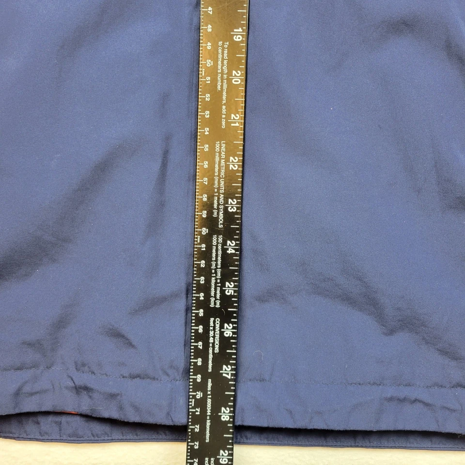 Jaqueta masculina Patagonia Violet Gore-Tex grande azul com capuz impermeável concha - Imagem 3 de 4