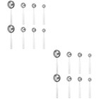 16 stücke Messlöffel Edelstahl Gewürzlöffel Teeschüsse Küchengadget