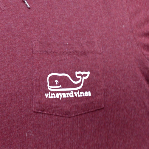 Felpa con cappuccio Vineyard Vines rossa manica lunga maglietta adulto taglia S logo balena a vela - Foto 2 di 19