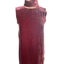 Theory velvet dress lined party dressy fancy retro 4 whimsygoth zip sleeveless