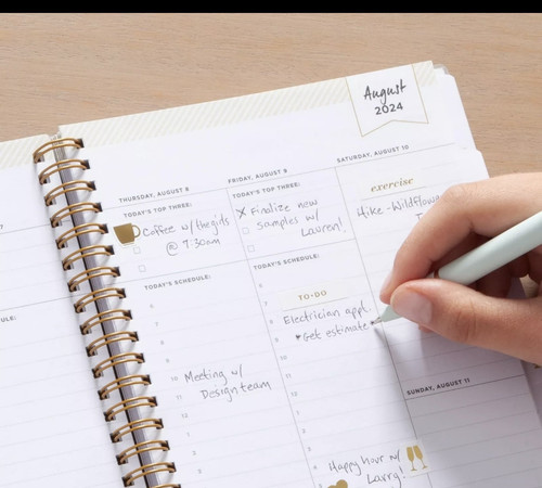 Blue Sky Day Designer for 2024-2025 Academic Year Weekly and Monthly Planner ... - Picture 7 of 7