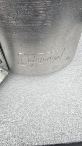 Vintage Coleman Lantern Reflector Heat Shield With Black Handle - Picture 2 of 5