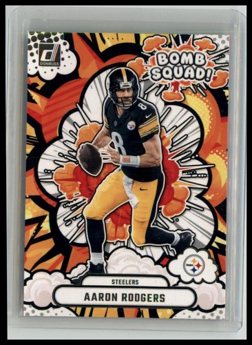 2025 Donruss Aaron Rodgers Insert "Bomb Squad" - Picture 1 of 2