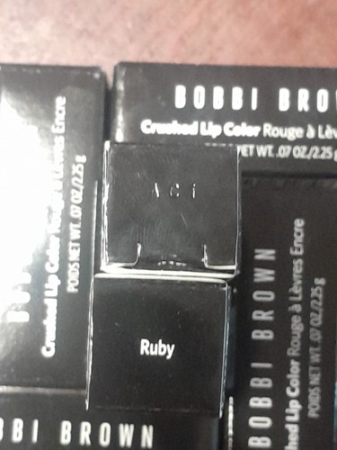 5x Bobbi Brown Crushed Lip Color Lipstick Ruby Travel Size 0.07oz/2.25g - Picture 5 of 10