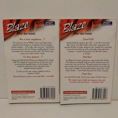 10x Blaze Mills and Boon Paperback Books Sexy Erotic Romance Novels Bulk Lot #2 - Picture 12 of 15