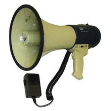 Manufacturer Varies Megaphone,Dia 9 In,Range 1 Mile 3YMN1 Manufacturer Varies