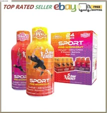 5-hour ENERGY Shot, Mixed Sport, Preworkout, 1.93 fl. oz., 24 pk.