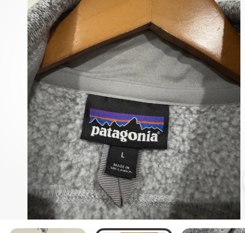 Patagonia Vest Womens Large Gray Better Sweater Full Zip Fleece - Picture 5 of 7
